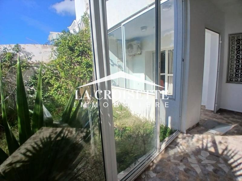 appartement meublé S+2 avec jardin à Gammarth